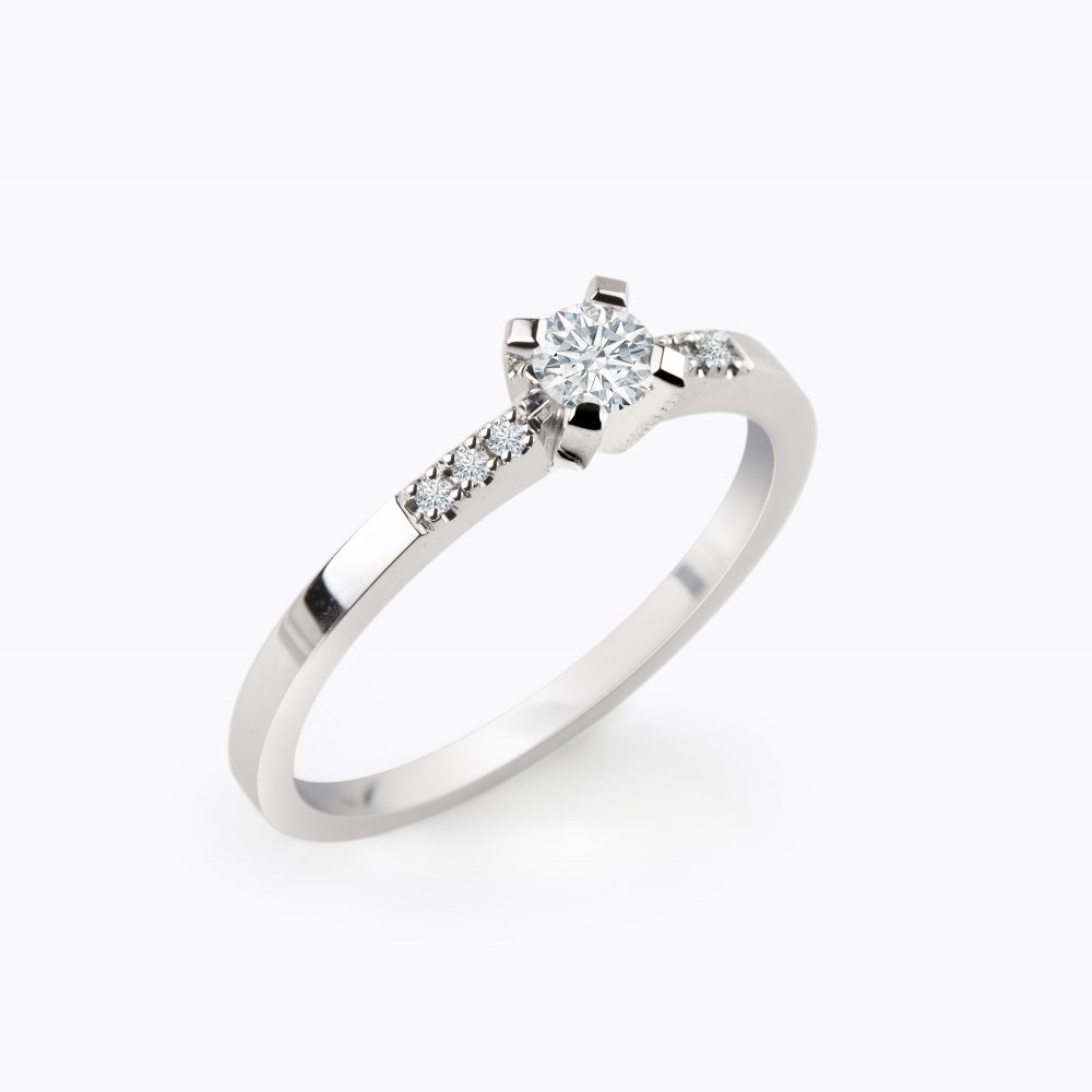 Diamantový prsten 110 | Zlatnictví Vaněk