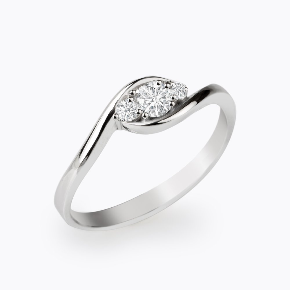 Diamantový prsten 123 | Zlatnictví Vaněk