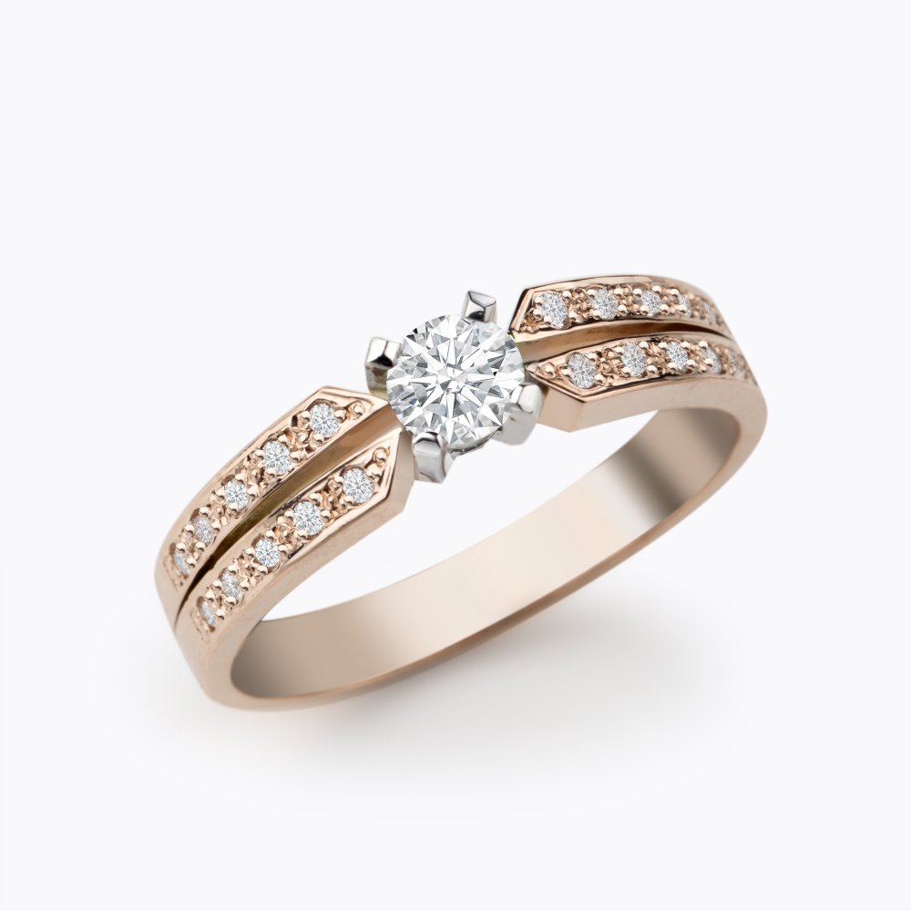 Diamantový prsten 112 | Zlatnictví Vaněk