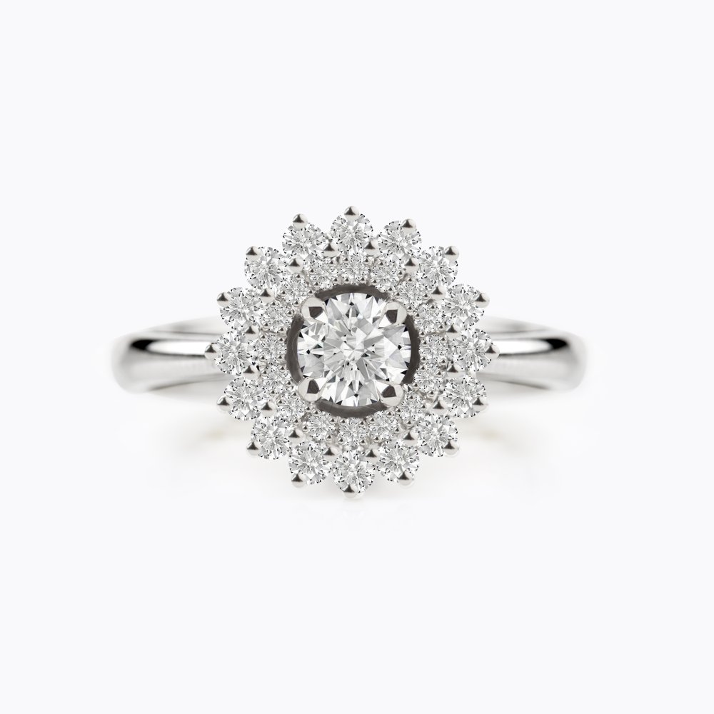 Diamantový prsten 122 | Zlatnictví Vaněk