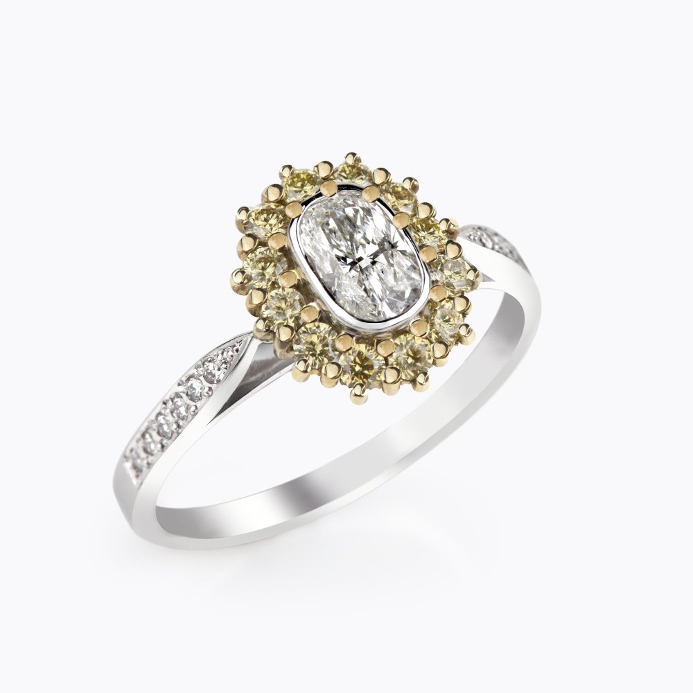 Diamantový prsten 119 | Zlatnictví Vaněk