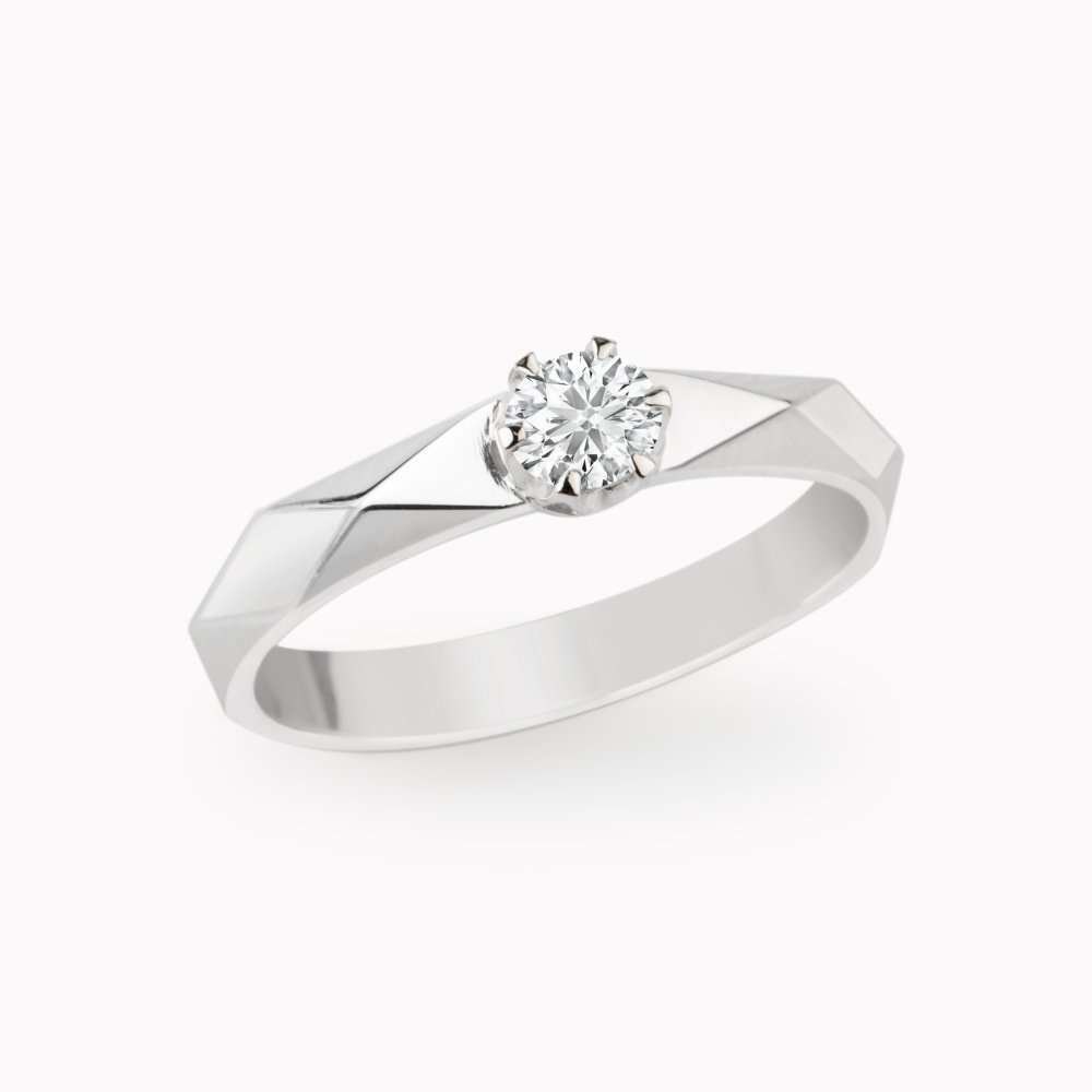 Diamantový prsten 130 | Zlatnictví Vaněk
