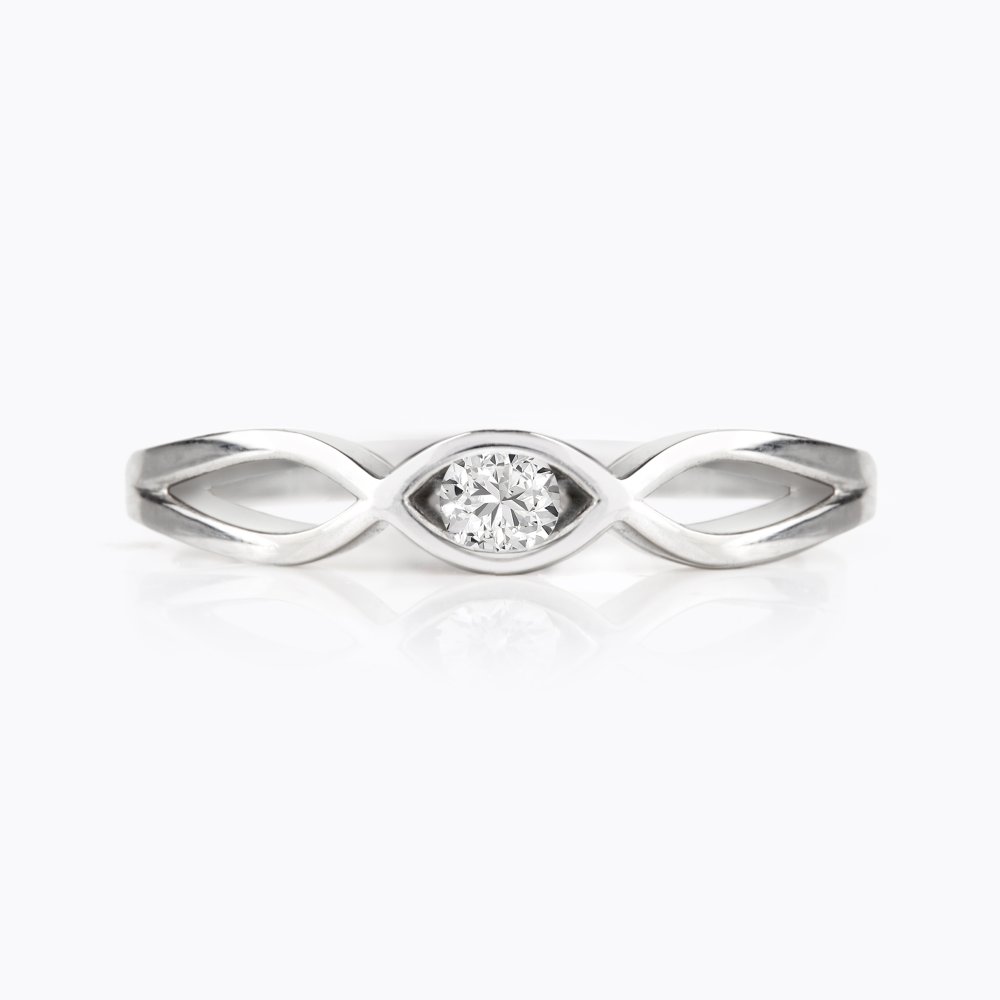 Diamantový prsten 08 | Zlatnictví Vaněk