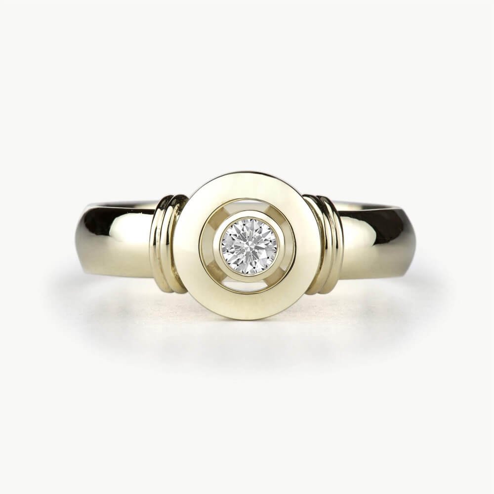 Diamantový prsten 63 | Zlatnictví Vaněk