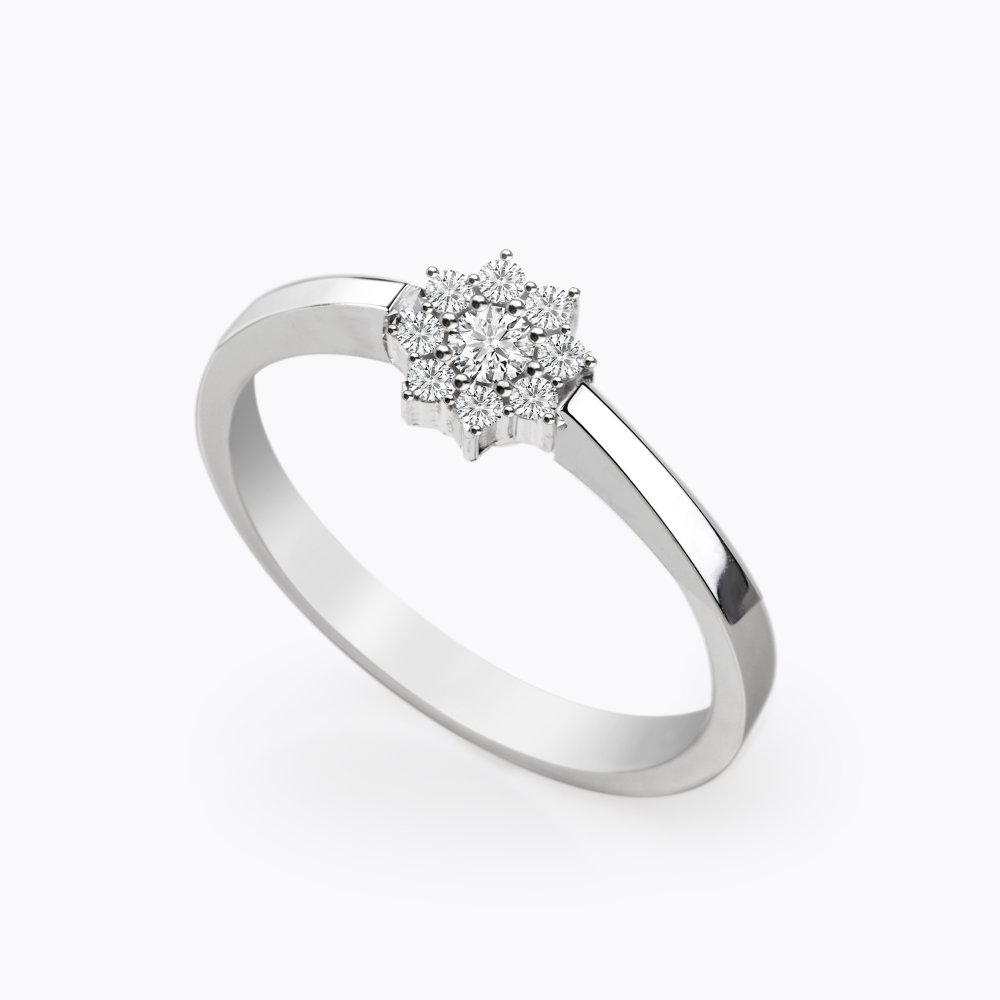 Diamantový prsten 137 | Zlatnictví Vaněk