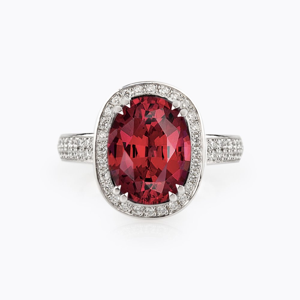 Prsten s rubínem a diamanty 12 | Zlatnictví Vaněk