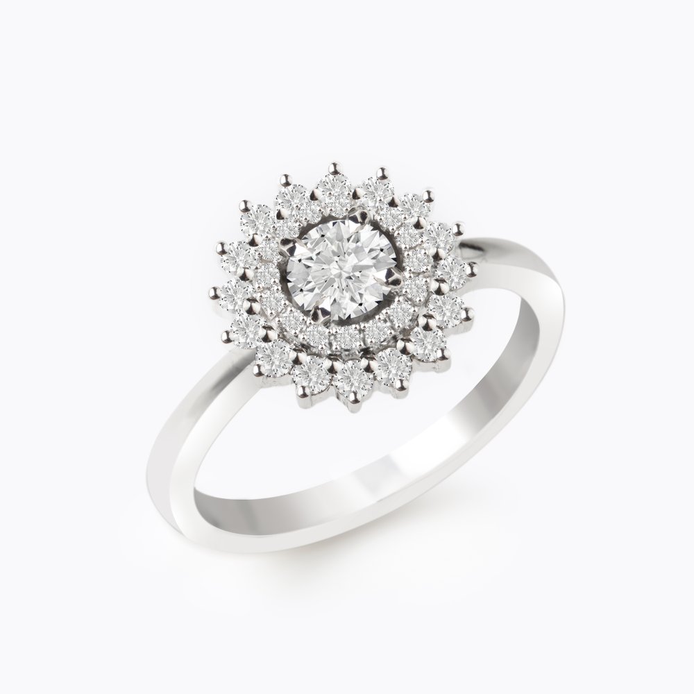 Diamantový prsten 122 | Zlatnictví Vaněk