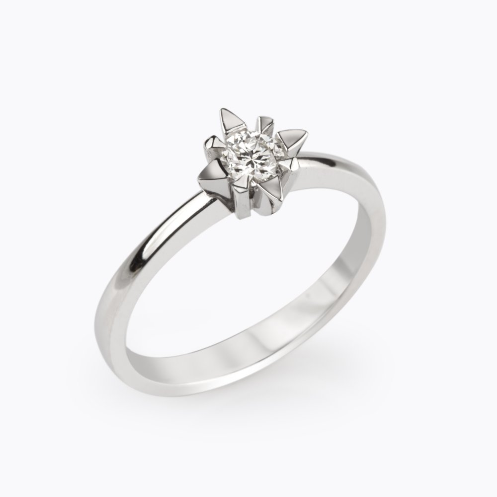 Diamantový prsten 118 | Zlatnictví Vaněk