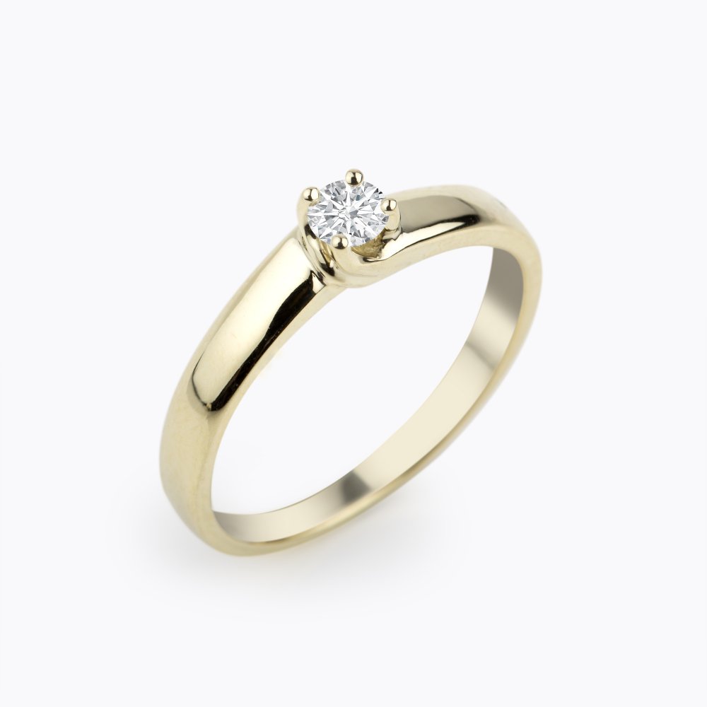 Diamantový prsten 106 | Zlatnictví Vaněk