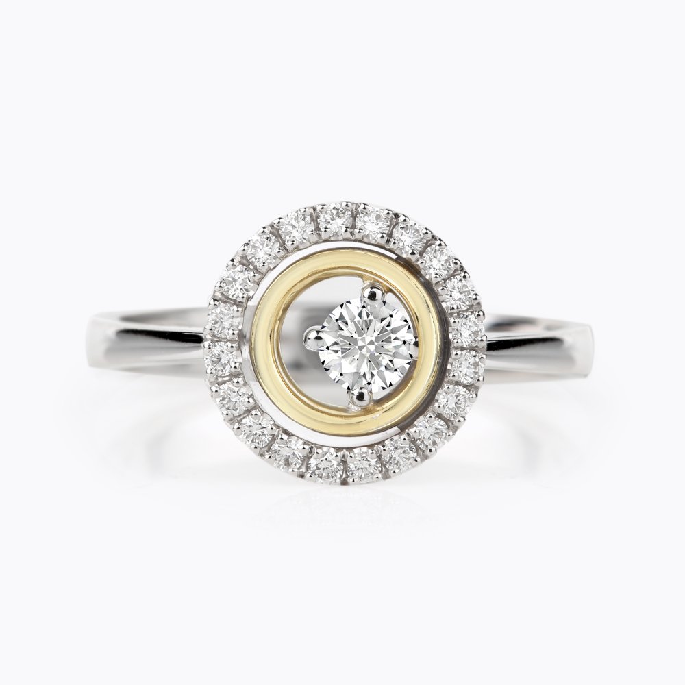 Diamantový prsten 85 | Zlatnictví Vaněk